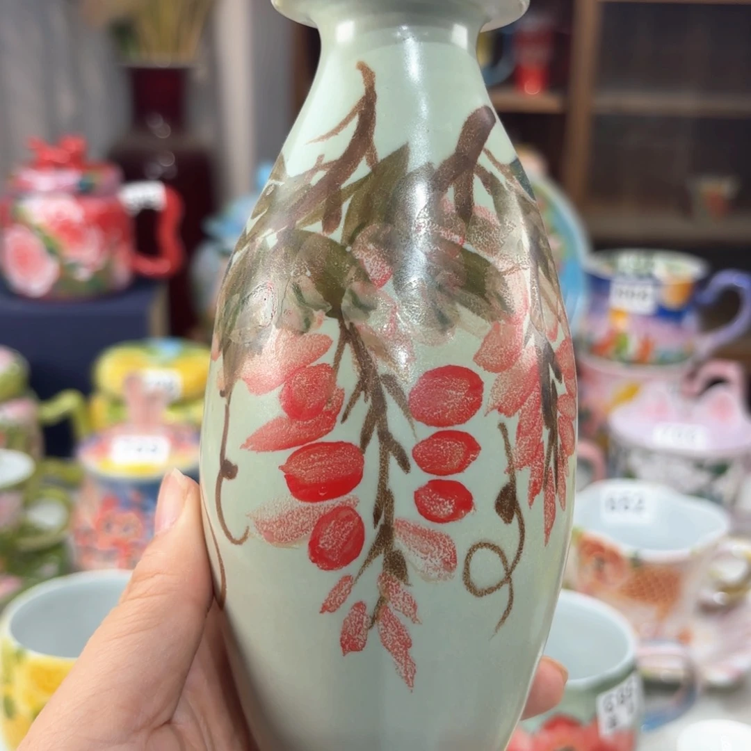 景德镇手绘高温釉下彩陶瓷茶具