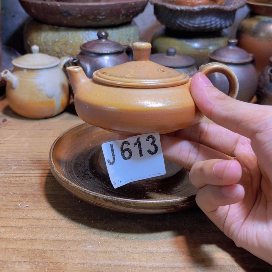 纯手工制作工艺（柴烧）裸烧纯手工制作柴烧613