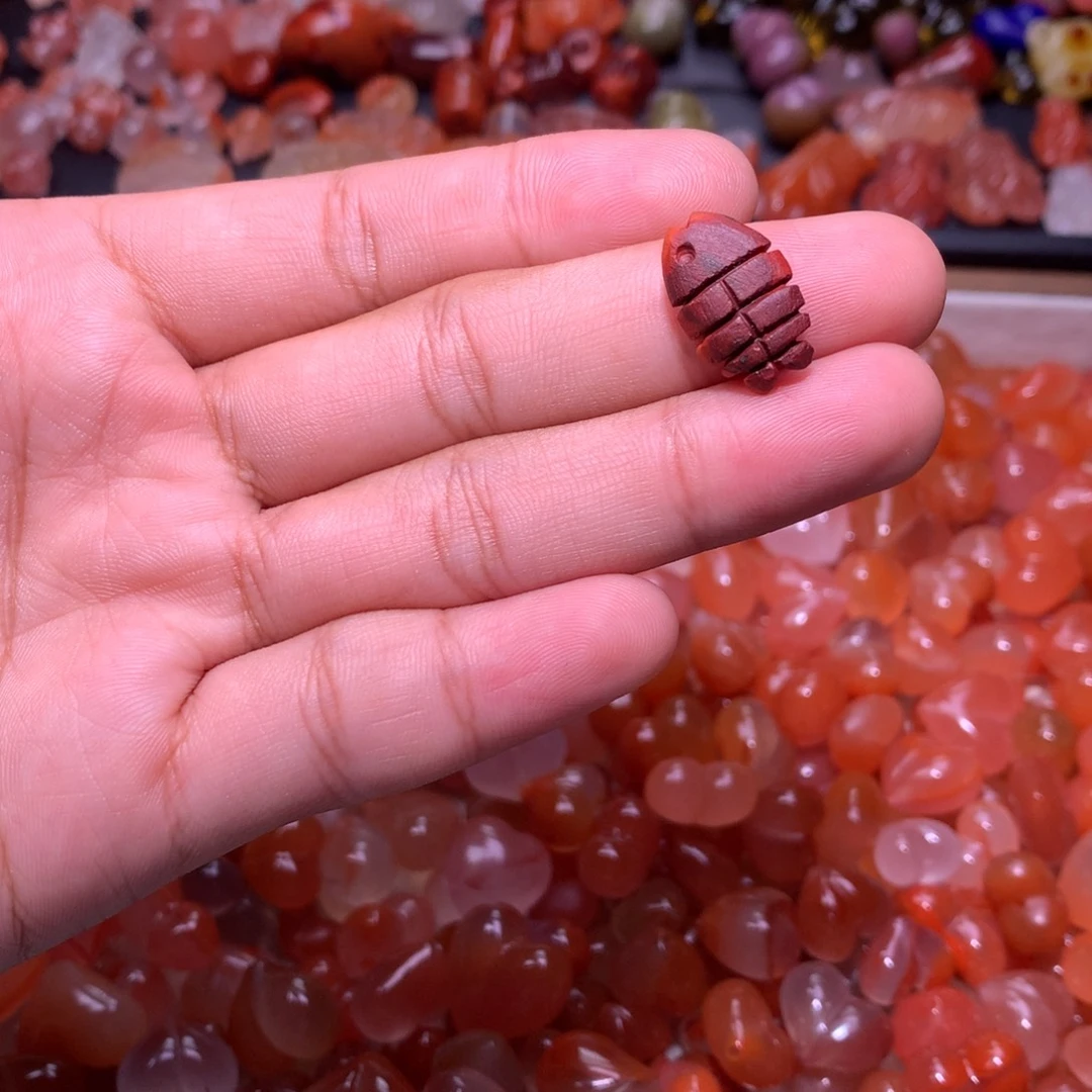 南红玛瑙未镶嵌珠宝半成品