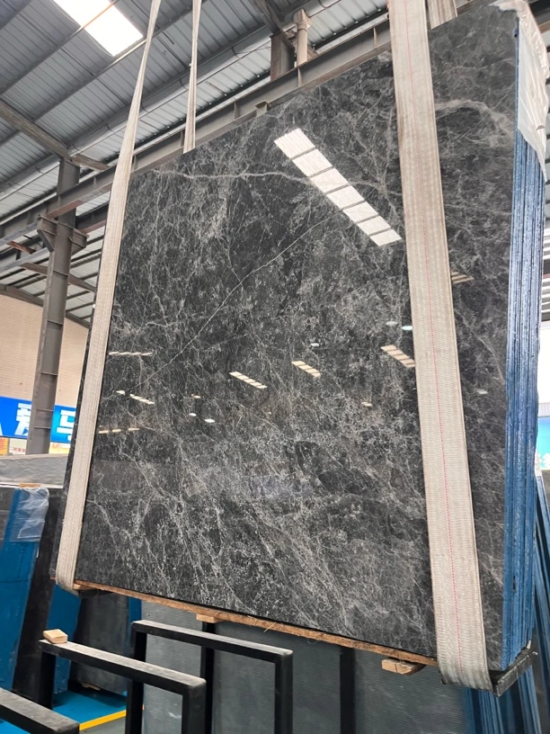 轻奢天然大理石 爱马仕灰 适用地板墙身梯级踏步砖飘窗台面等