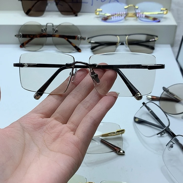 冰糖色商务款眼镜