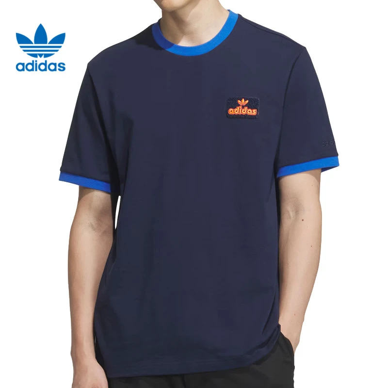 【商城】Adidas阿迪达斯三叶草男子夏日户外休闲圆领短袖T恤JX2637