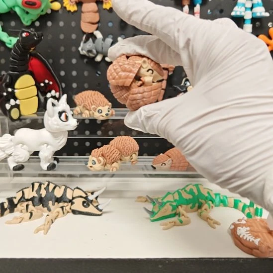 3D打印穿山甲解压玩具