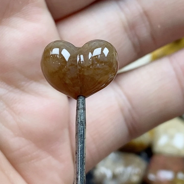 颈饰未镶嵌硅化珊瑚（珊瑚玉）小