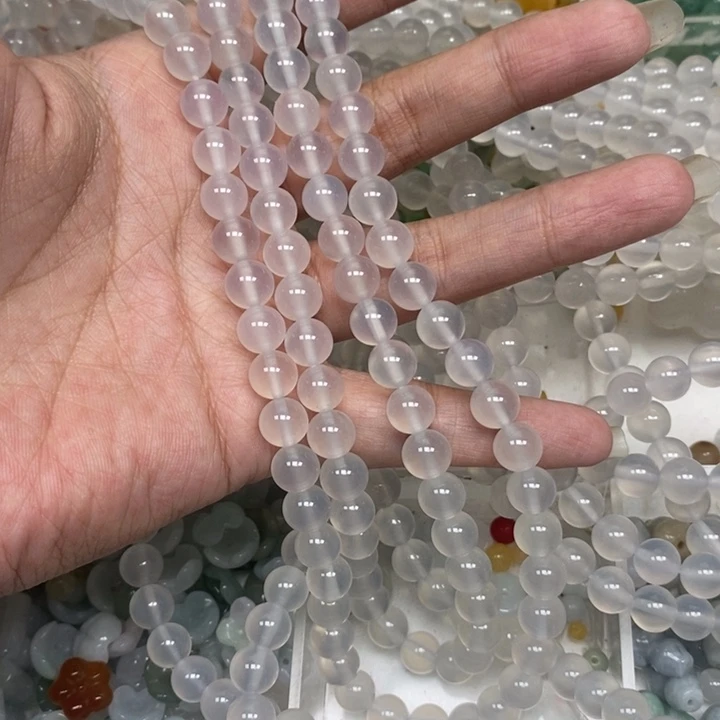 玛瑙/玉髓未镶嵌颈饰拍1发2条卡8白月光