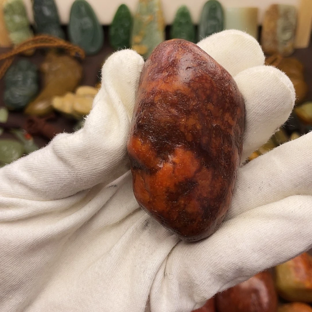 岫岩河磨玉（透闪石质玉）未镶嵌颈饰