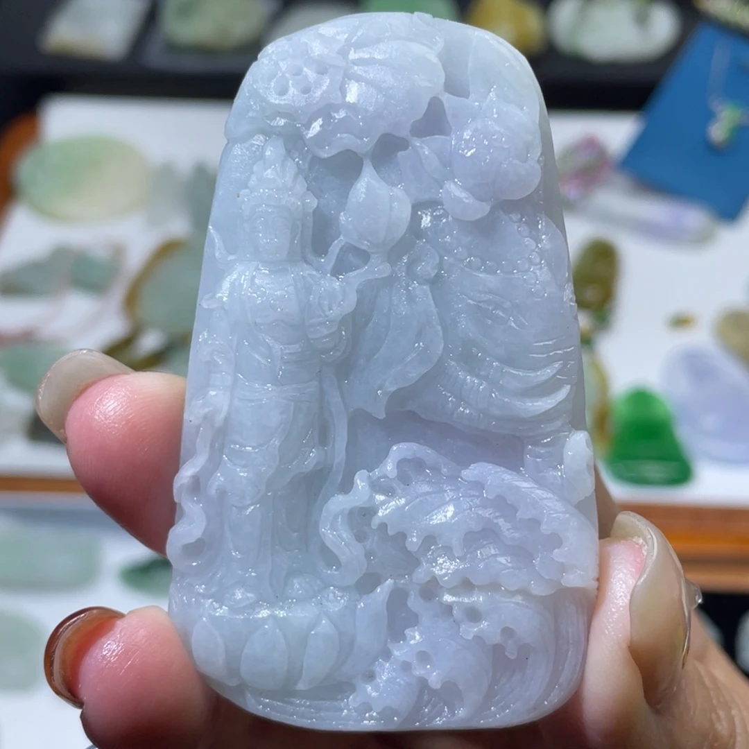 未镶嵌定制翡翠毛货