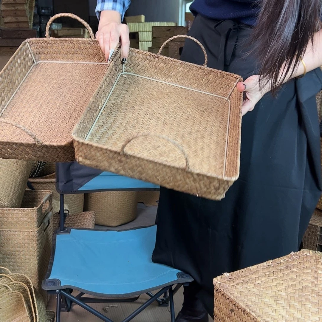 草编包/草编收纳盒微瑕疵