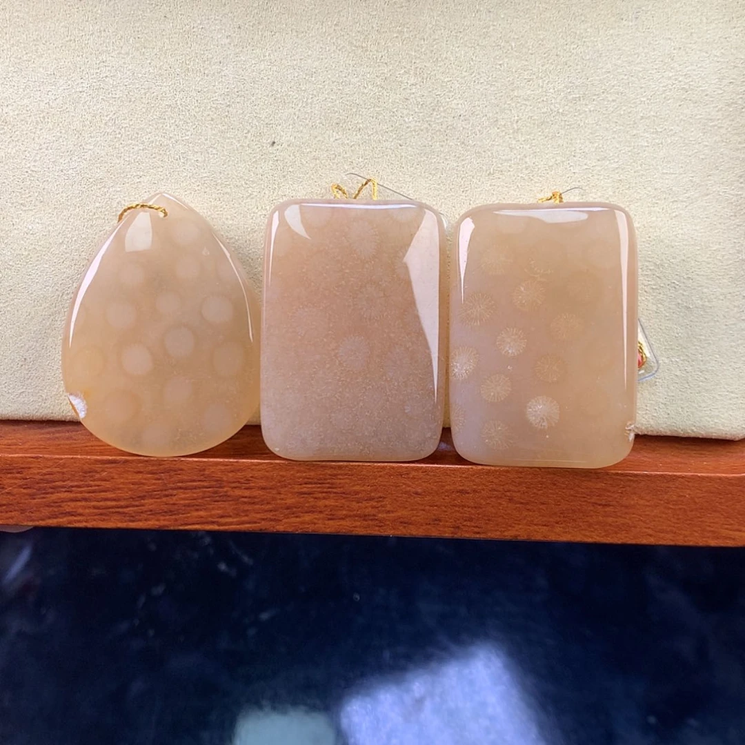 【闪购商品】硅化珊瑚（珊瑚玉）未镶嵌颈饰14号上新吊坠30米一个可挑