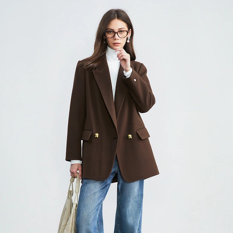 【姚领YAOLY】毛呢大衣（短款）860M40559