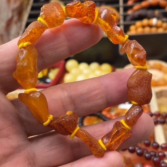 手链琥珀未镶嵌手串