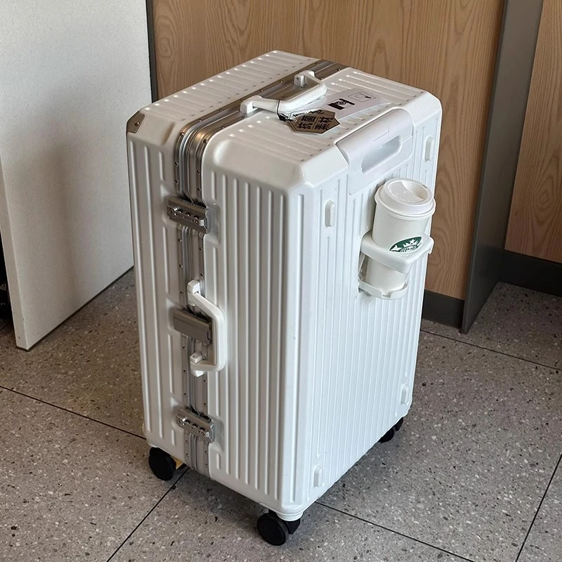 iosn加厚铝合金框大容量五轮拉杆箱30寸行李箱刹车万向轮密码箱子