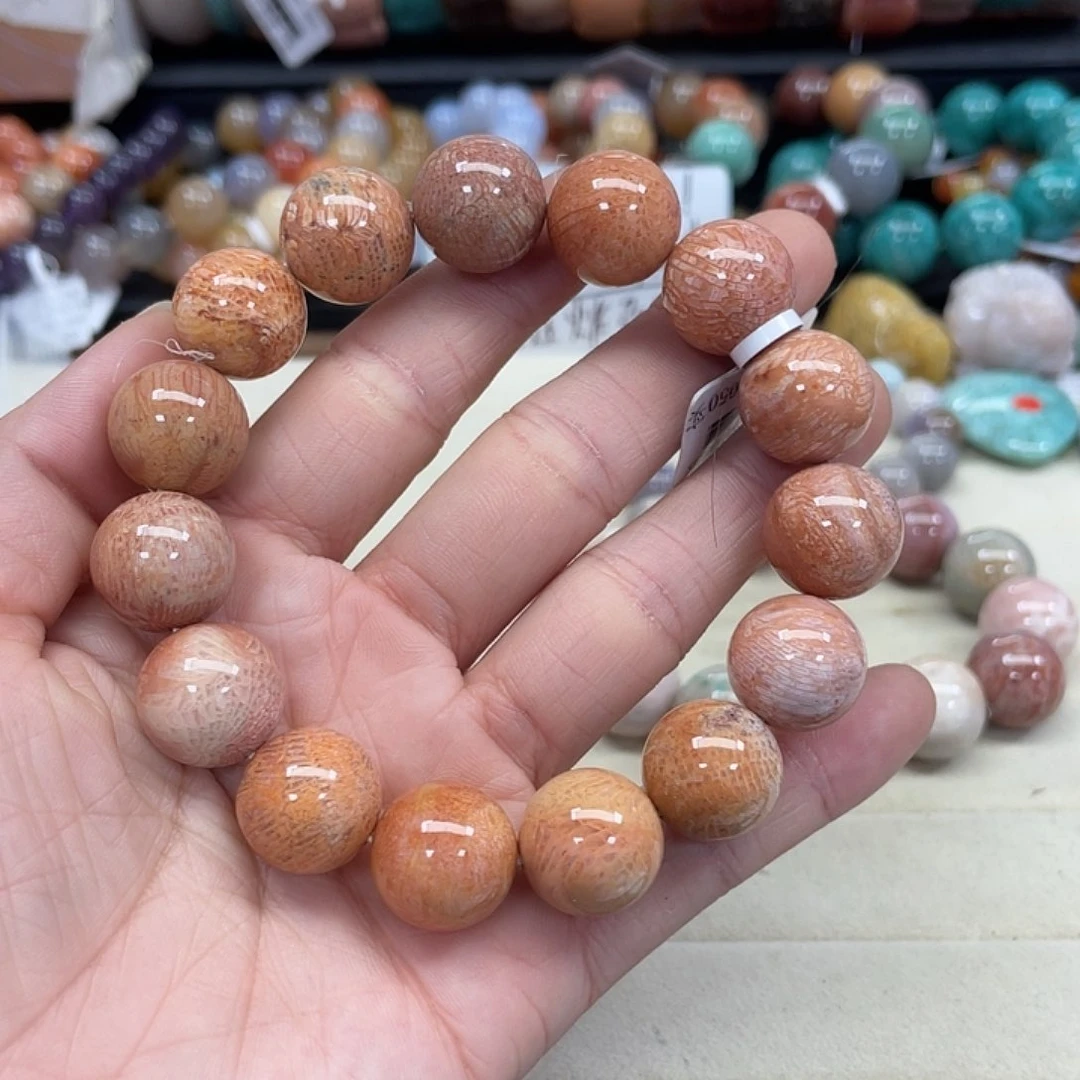 未镶嵌手串硅化珊瑚（珊瑚玉）凌602