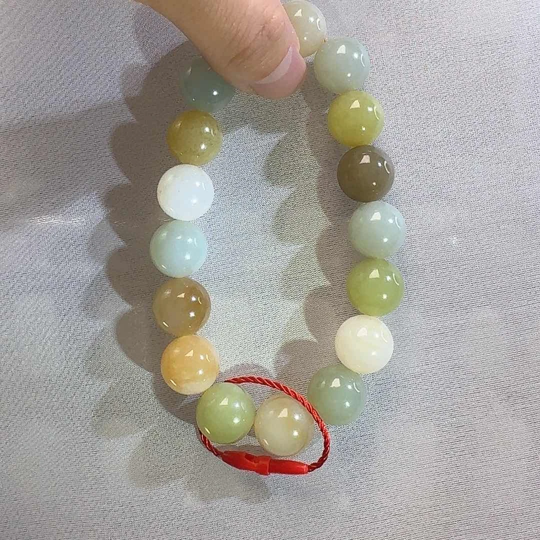 和田玉颈饰未镶嵌12多宝