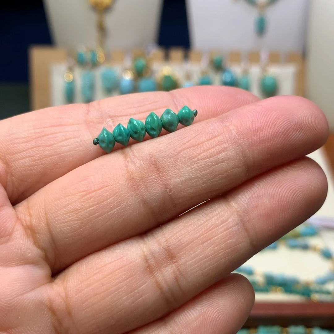 ****️未镶嵌绿松石百香籽5mm