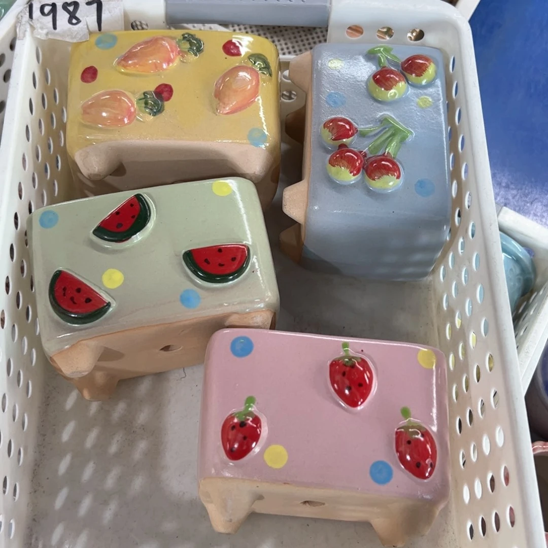 陶瓷多肉小花盆@@1987