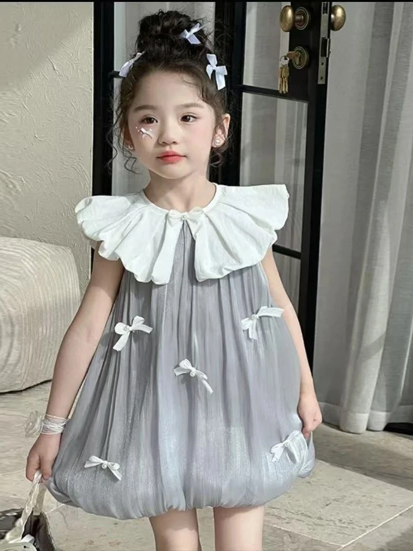 森系女公主风欧美风夏季连衣裙童裙公主裙唐风美学