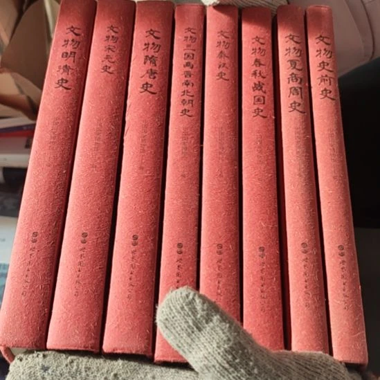 文物中国史 8本一套（涵套坏了）务必塑封