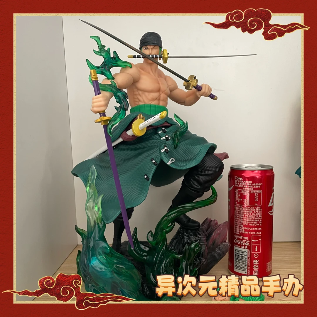 海贼王手工GK摆件LX索隆手办三头雕优质祖国版索隆周边礼物动漫