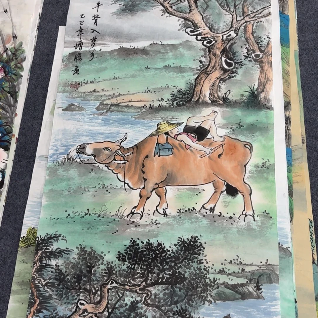 国画100×50画画画画