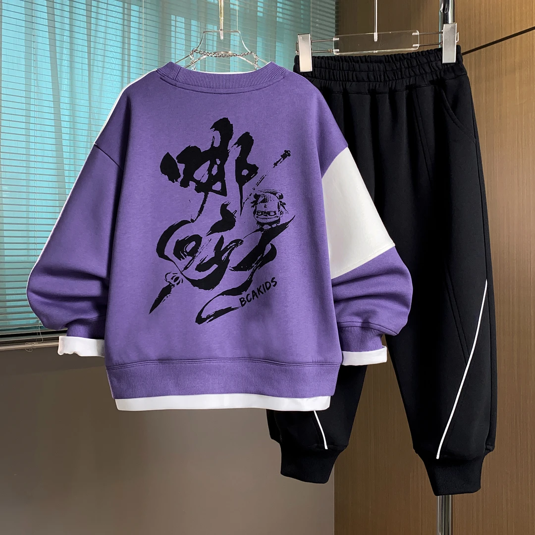 BCA中大童 青少年休闲时尚春款套装DF-套装3168