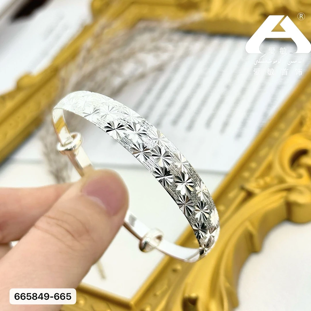 非金属莫桑石手镯 爱敏首饰手镯665849