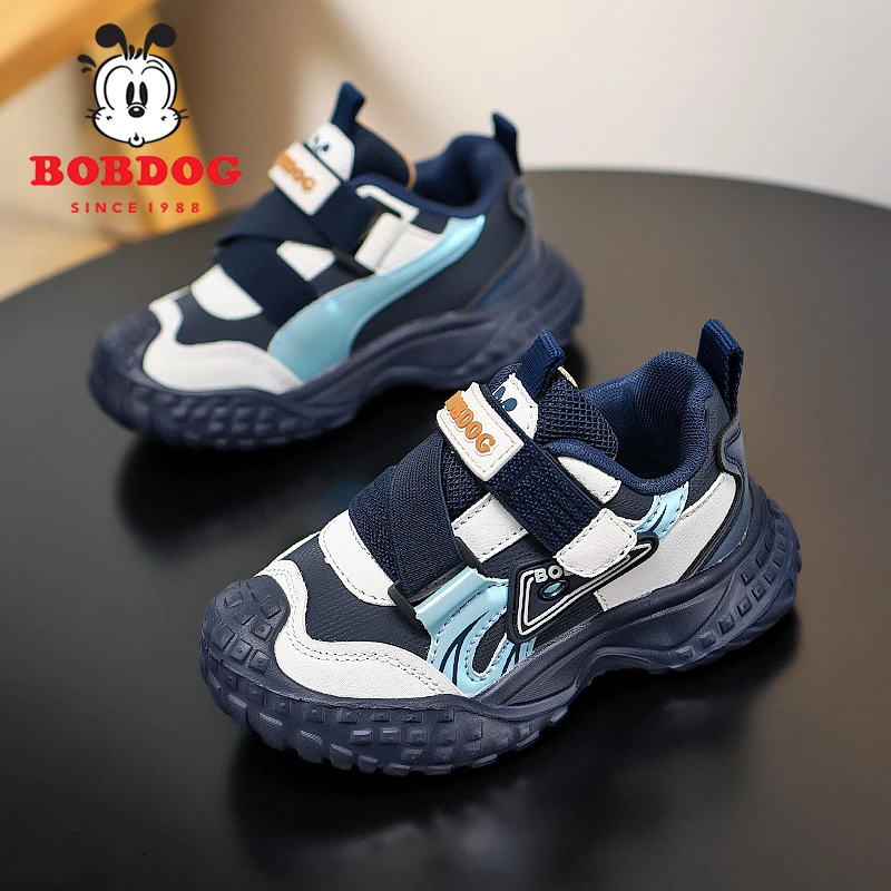 巴布豆2025儿童秋季新款防滑男减震休闲鞋运动鞋鞋子跑步潮鞋子
