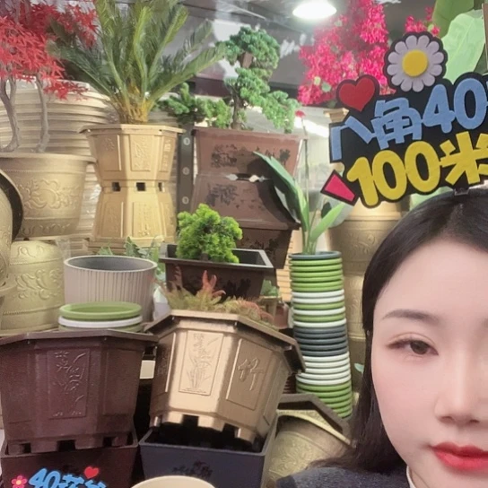 复合八角40盆5个有孔