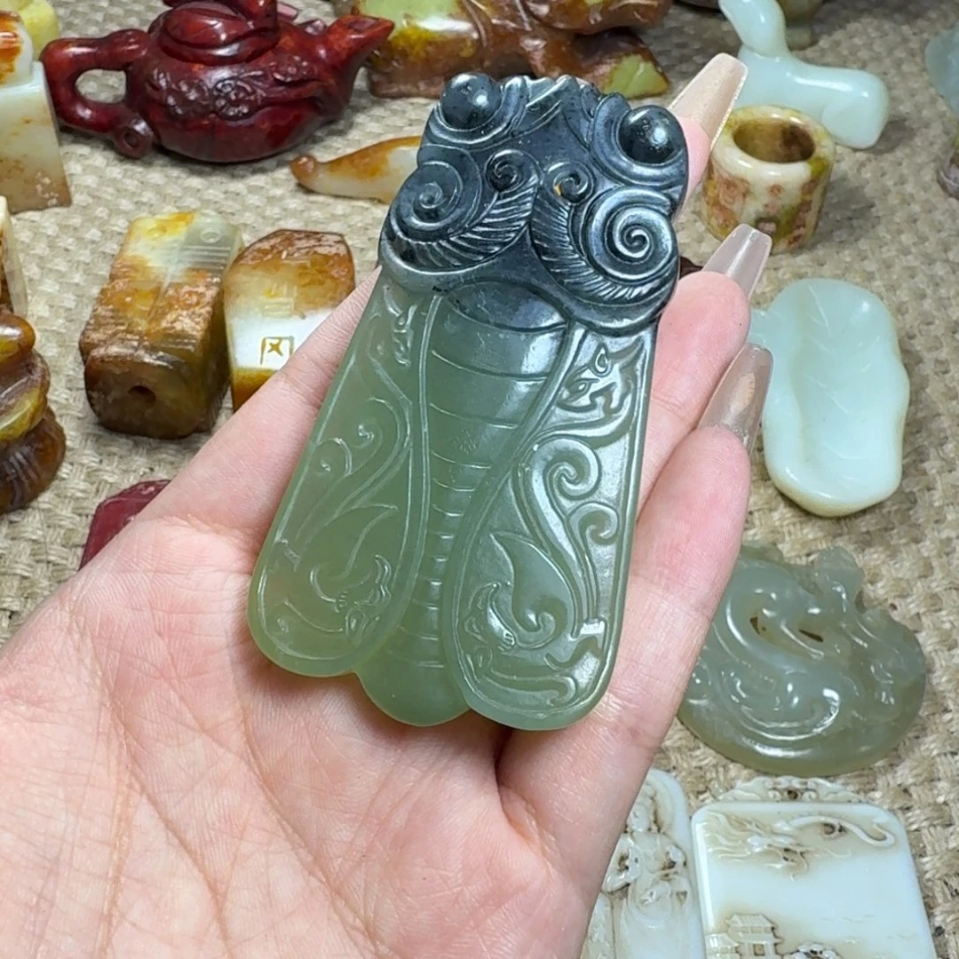 吊坠白玉菩提挂件