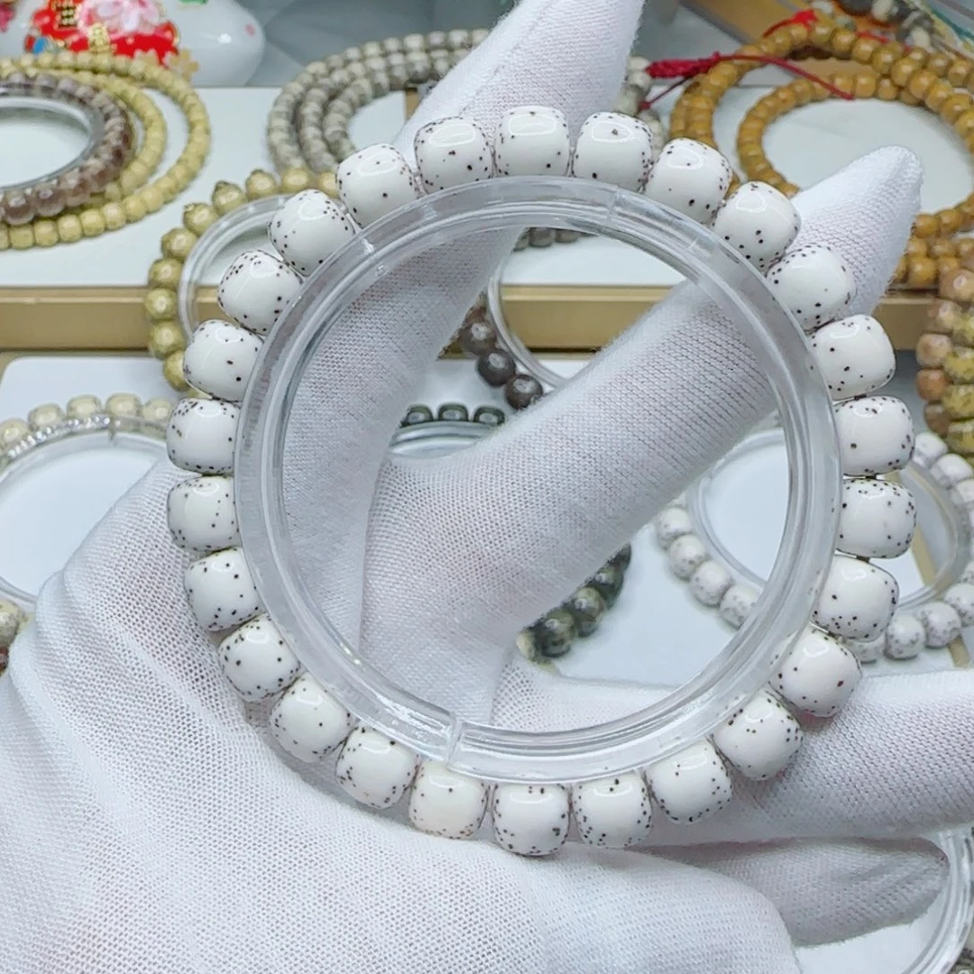 手串星月菩提原白9×8一朵果b5