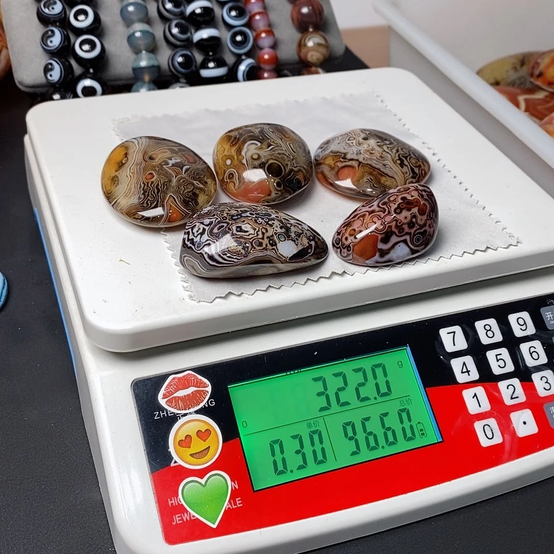 玛瑙/玉髓三毛未镶嵌W*