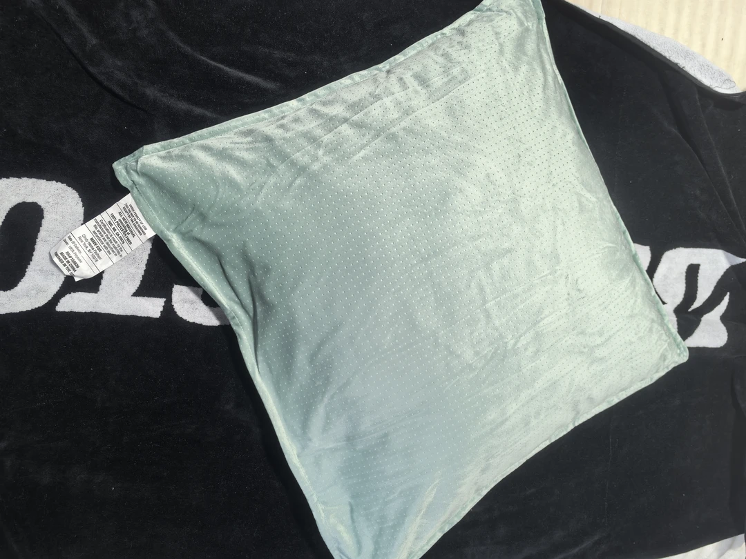 小华约60*60抹茶绿天鹅绒抱枕套发4个不带芯