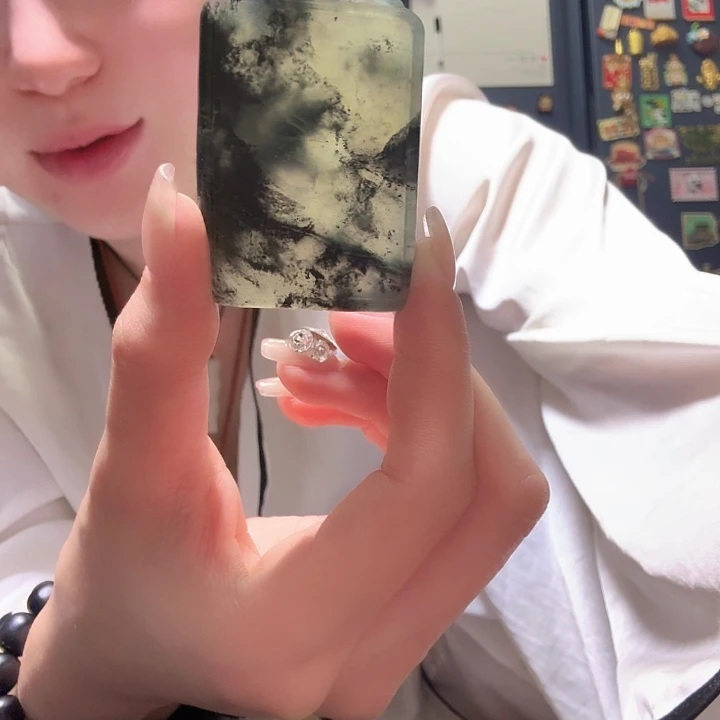 未镶嵌岫玉平安无事牌