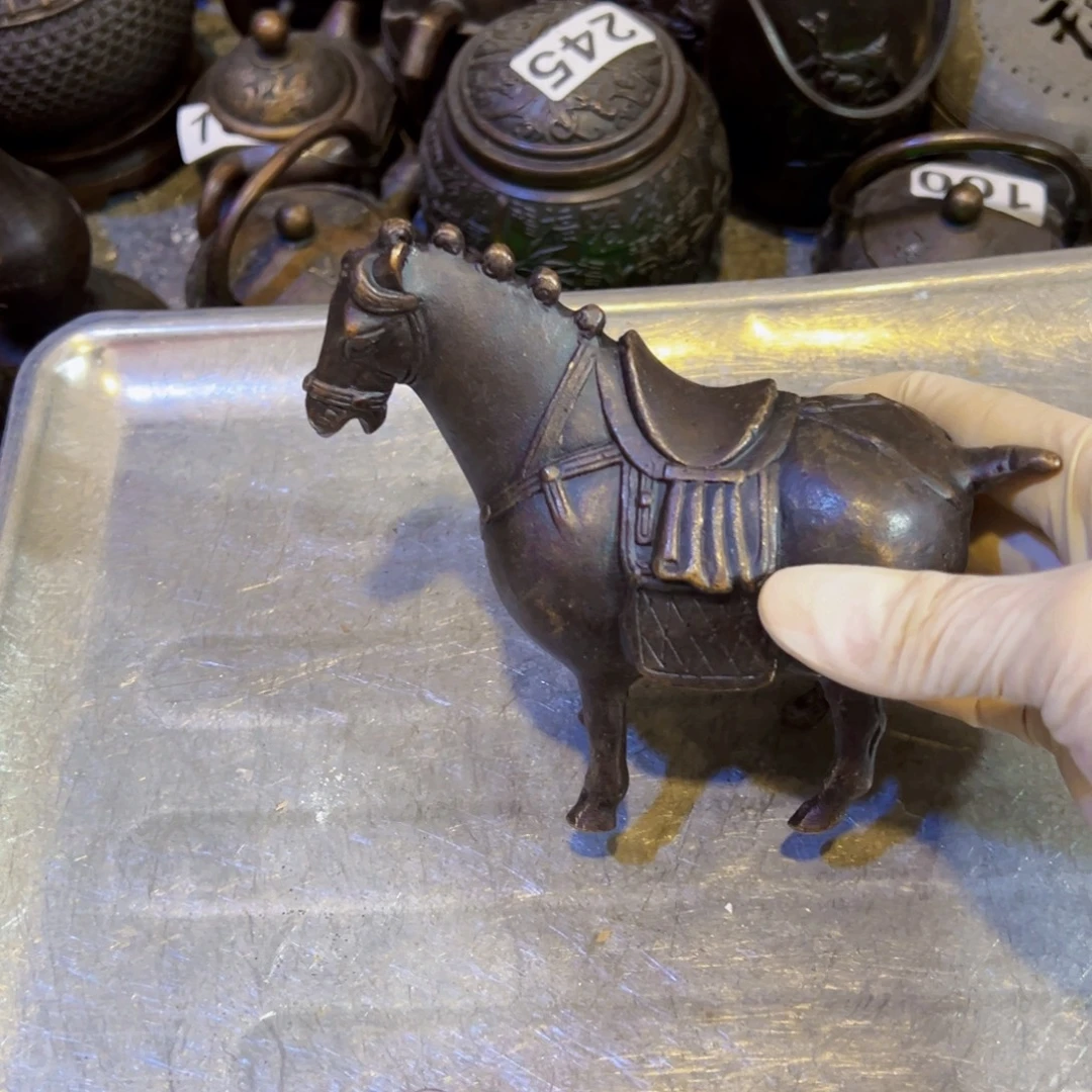 黄铜摆件，文房摆件