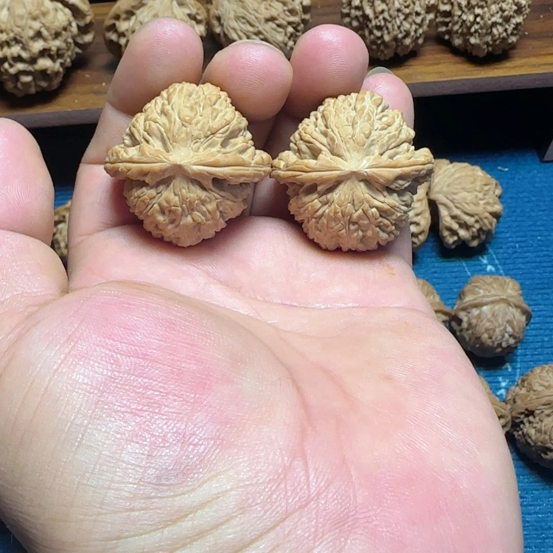 吊坠文玩核桃全品37白狮子