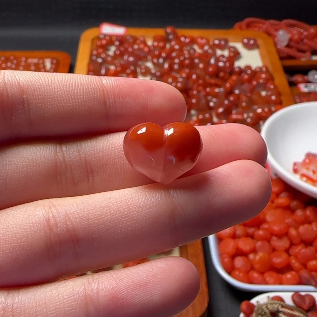 南红玛瑙未镶嵌挂件微瑕不退换