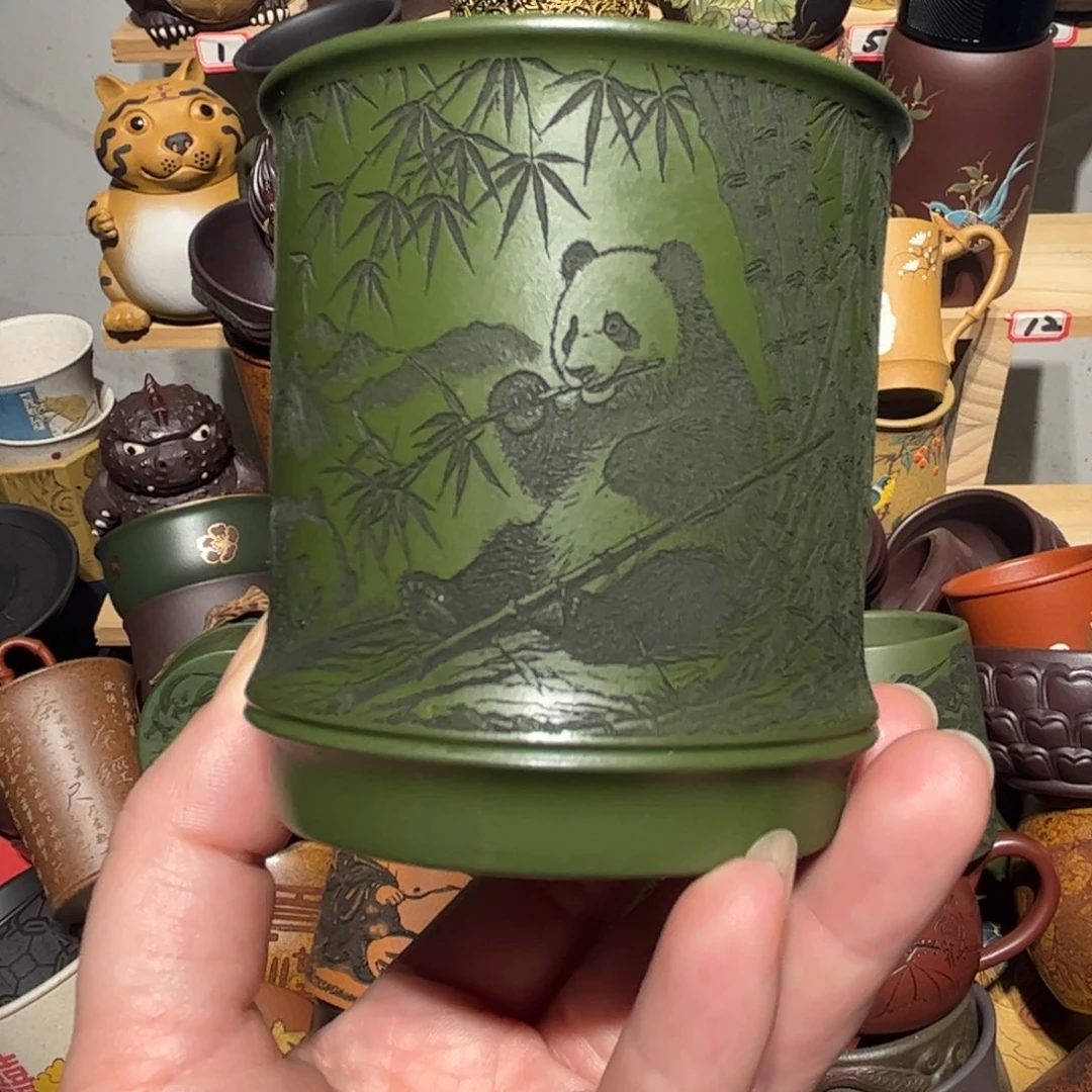 紫砂茶杯宜兴紫砂主人杯