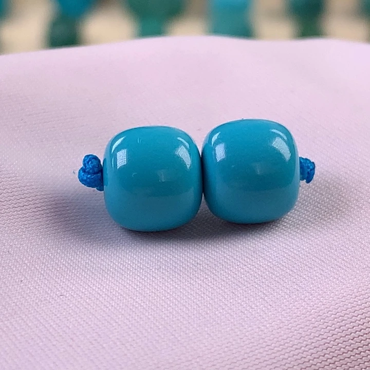 绿松石未镶嵌珠宝奇石9.4x8.4mm