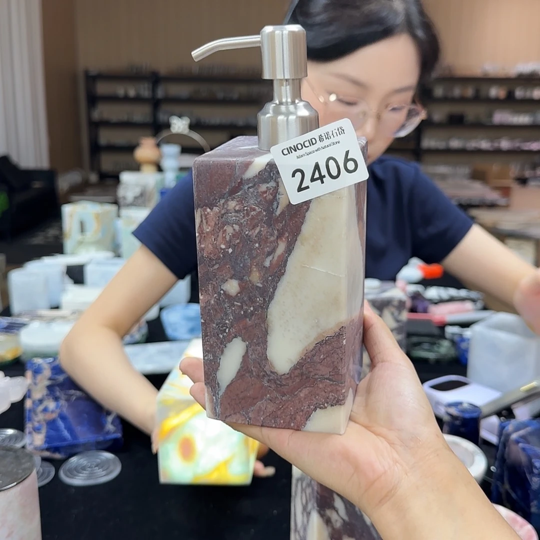 花****形2406宝格丽紫洗手液瓶