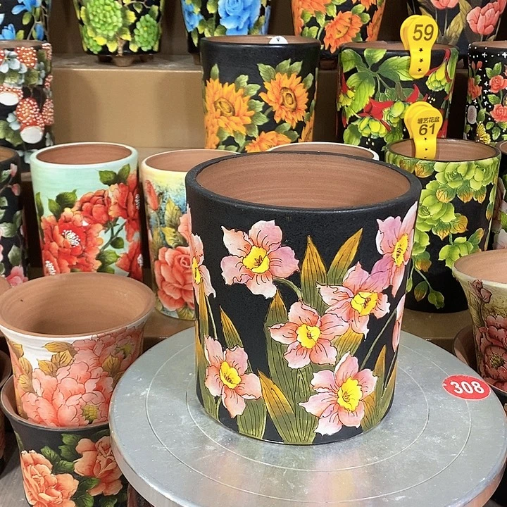景德镇精品花盆特价12.5/14