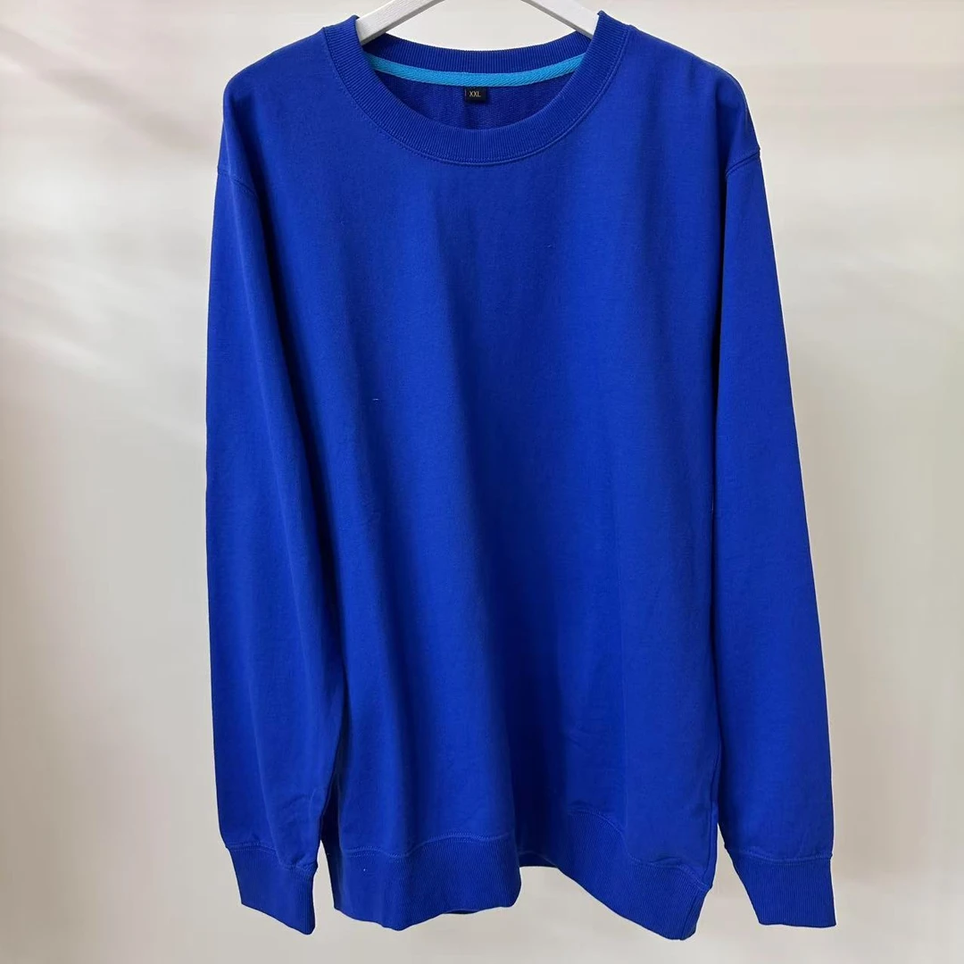 105无帽圆领套头休闲卫衣秋冬男女款