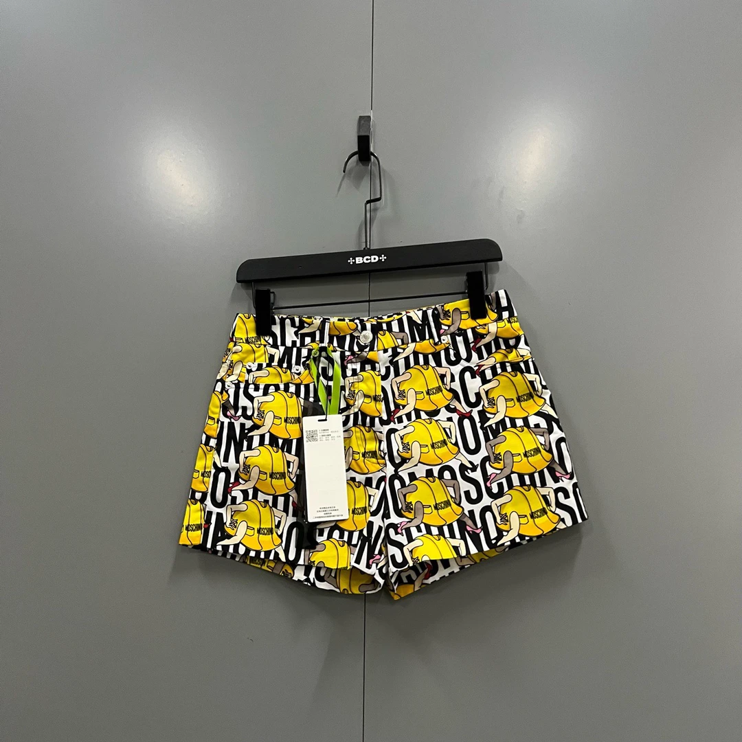 95新 Moschino/莫斯奇诺 zz1 卡通满印短裤 40码/98新/606740