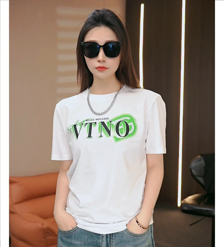 【麦森森男装】2025轻奢短袖休闲百搭男装3D浮雕圆领T恤透气