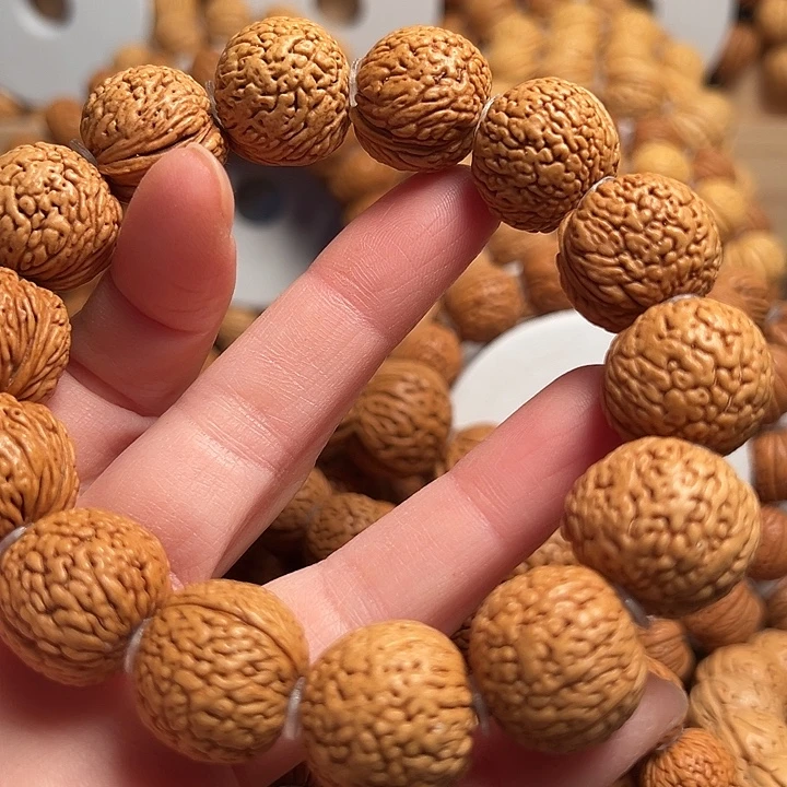 吊坠桃核桃核手串龙鳞凤尾18