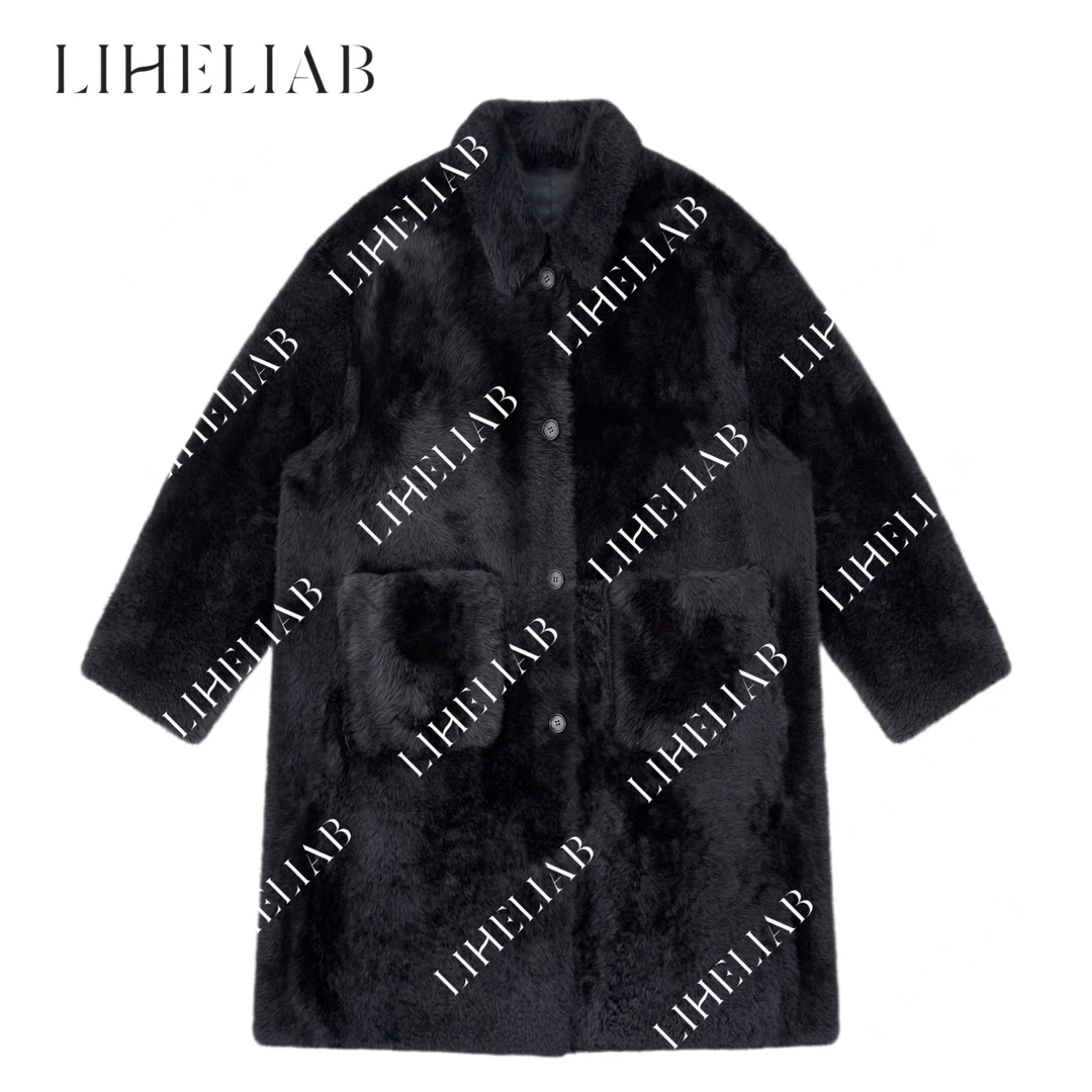 宝儿家 / 极简新贵 经典老钱轻奢高级保暖显瘦拉贡皮毛一体外套