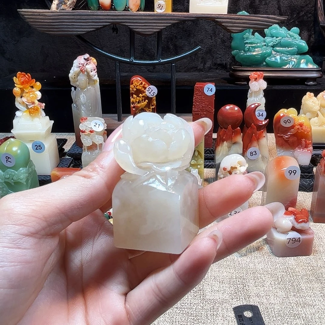 石材寿山石印章1