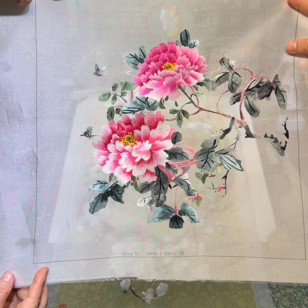 刺绣手工苏绣工艺单面绣片