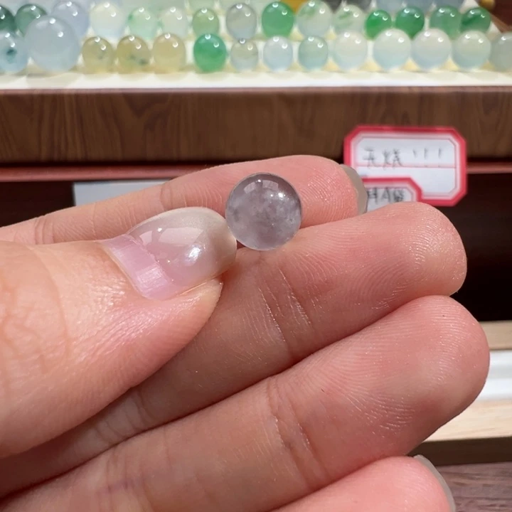 翡翠散珠天然缅甸翡翠A货卡8.1