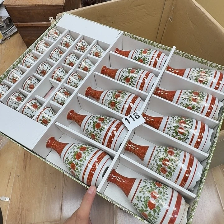 瓷片工艺品摆件瓷器摆件正能量