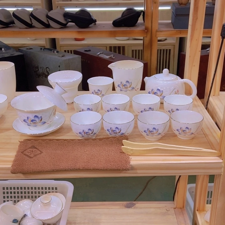 毕业套装茶壶盖碗全家福